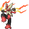 blaziken-mega front sprite