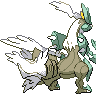 kyurem-white back sprite