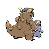 kangaskhan-mega back sprite