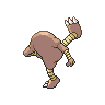 hitmonlee back sprite