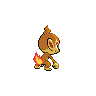 chimchar back sprite