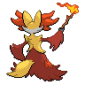 delphox back sprite