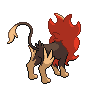 pyroar-male back sprite